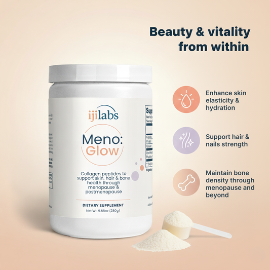 Meno Glow, Grass-Fed Collagen Peptides for Menopause Support