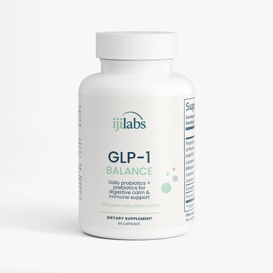 GLP-1 Balance, 40 Billion Probiotic + Prebiotics for Menopause & Weight Loss