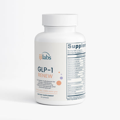 GLP-1 Renew, Complete Daily Multivitamin for Menopause & Weight Loss Support