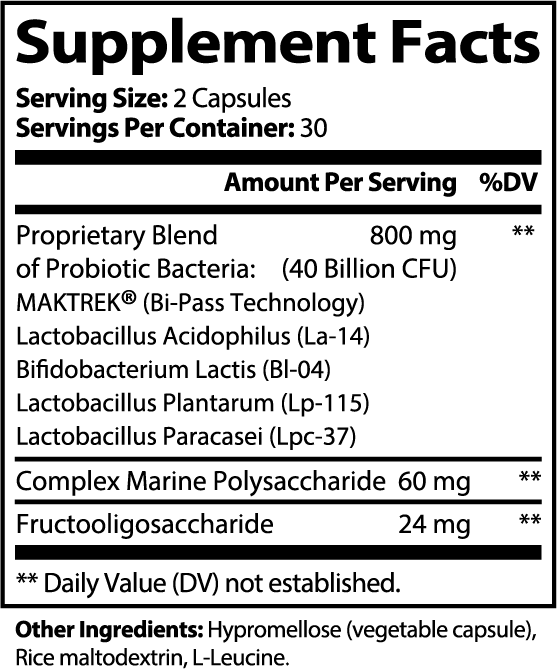 GLP-1 Balance, 40 Billion Probiotic + Prebiotics for Menopause & Weight Loss