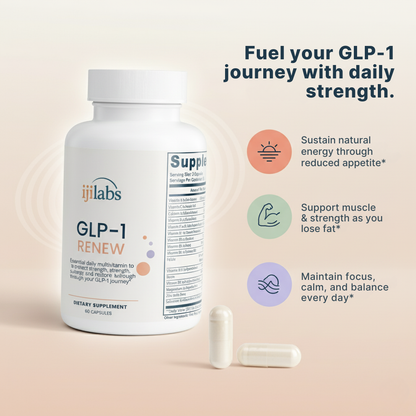 GLP-1 Renew, Complete Daily Multivitamin for Menopause & Weight Loss Support