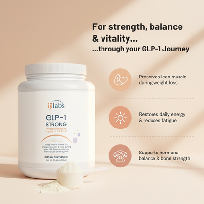 100% Whey Protein Isolate (Vanilla), Muscle Protection for Menopause & GLP-1