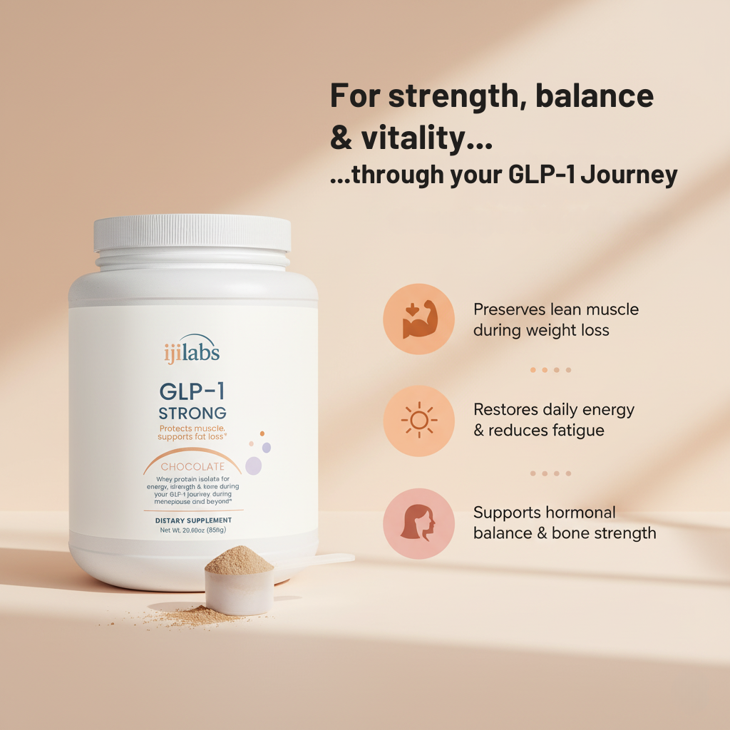 100% Whey Protein Isolate (Chocolate),  Muscle Protection for Menopause & GLP-1